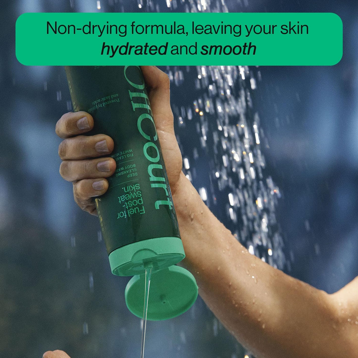 OffCourt Sulfate-Free Body Wash for Men & Women - Non-Drying Exfoliator with Glycolic & Lactic Acids Leaves Skin Fresh & Smooth with Fig Leaves Beauty & Personal Care OffCourt