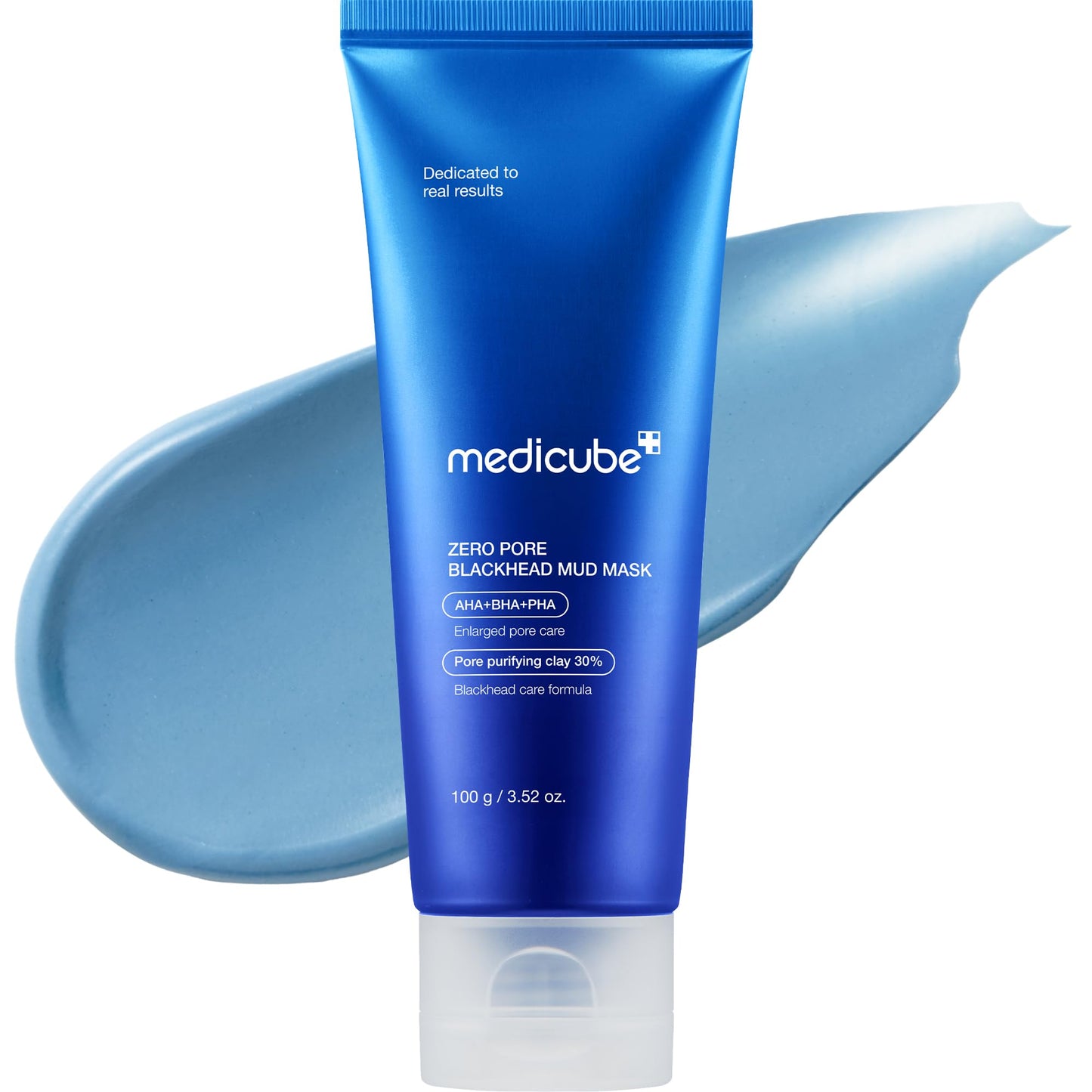 medicube Zero Pore Blackhead Mud Facial Mask - Skin Cooling & Pore Tightening - 3 Minute Quick Dry Formula with AHA, BHA, PHA, and Pore-Purifying Clay Beauty and Personal Care medicube