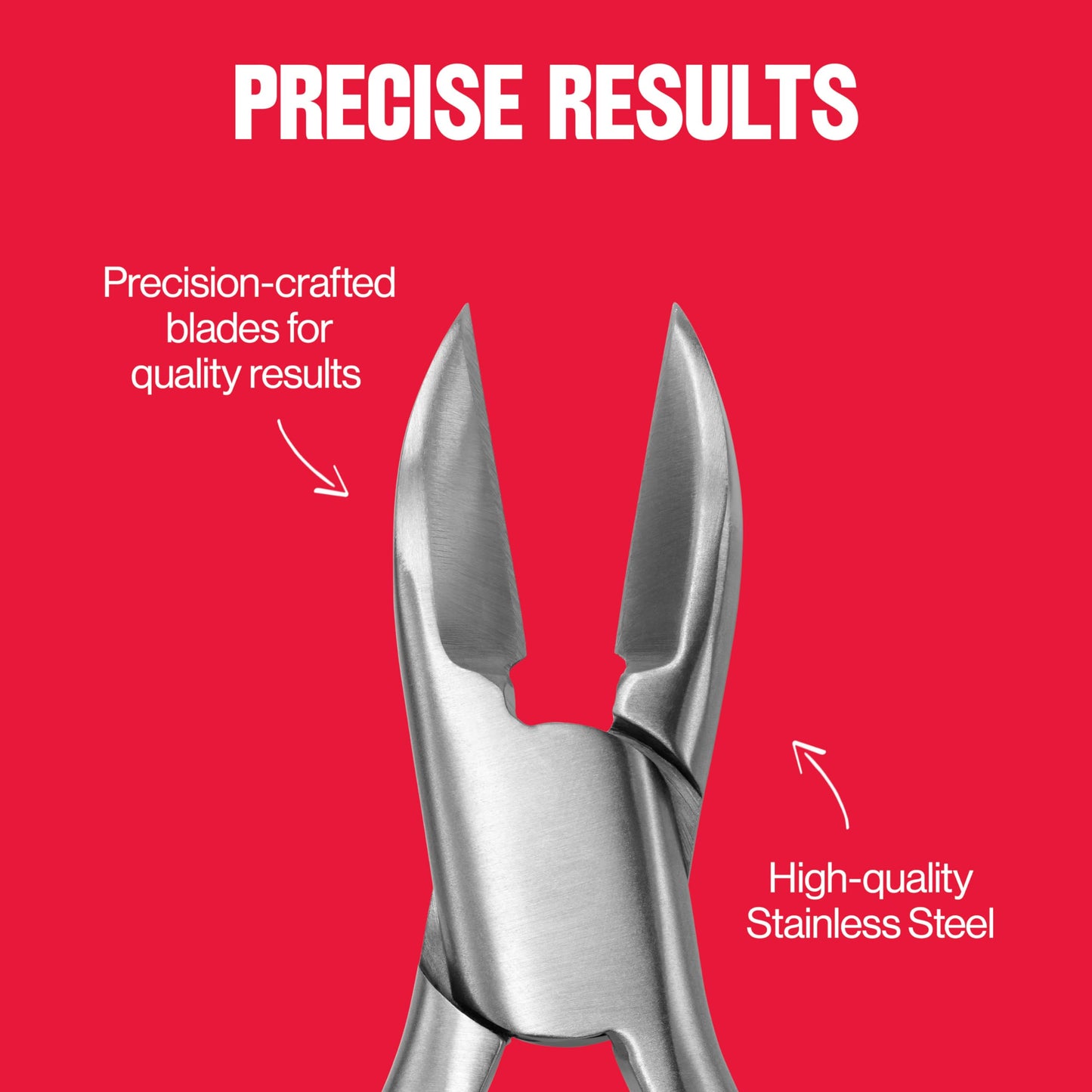 Revlon No-Ricochet Nail Nipper, Mess-Free Cuticle Remover Tool with Magnetic Shield for No Fly-Away Clippings, Made with Stainless Steel and Precision