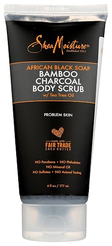 Shea Moisture Bamboo Charcoal Body Scrub, 6 Oz Beauty & Personal Care Shea Moisture