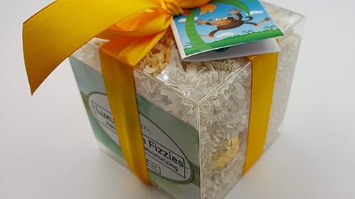 Spa Pure MONKEYFARTS Bath Bombs: GIFT SET with 6 Bath Bomb Fizzies made with Shea, Mango & Cocoa Butter, Ultra Moisturizing, Great for Dry Skin, All…