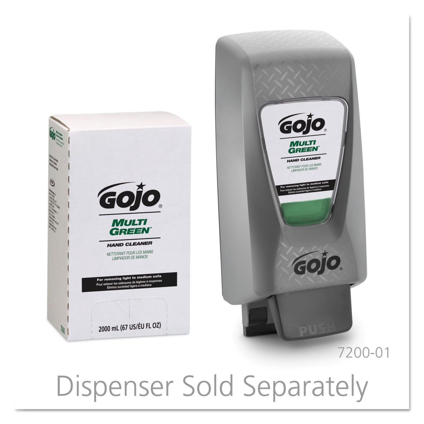 GOJO 2000 mL Refill Green Multi Green Heavy Duty Hand Cleaner Beauty & Personal Care GOJO