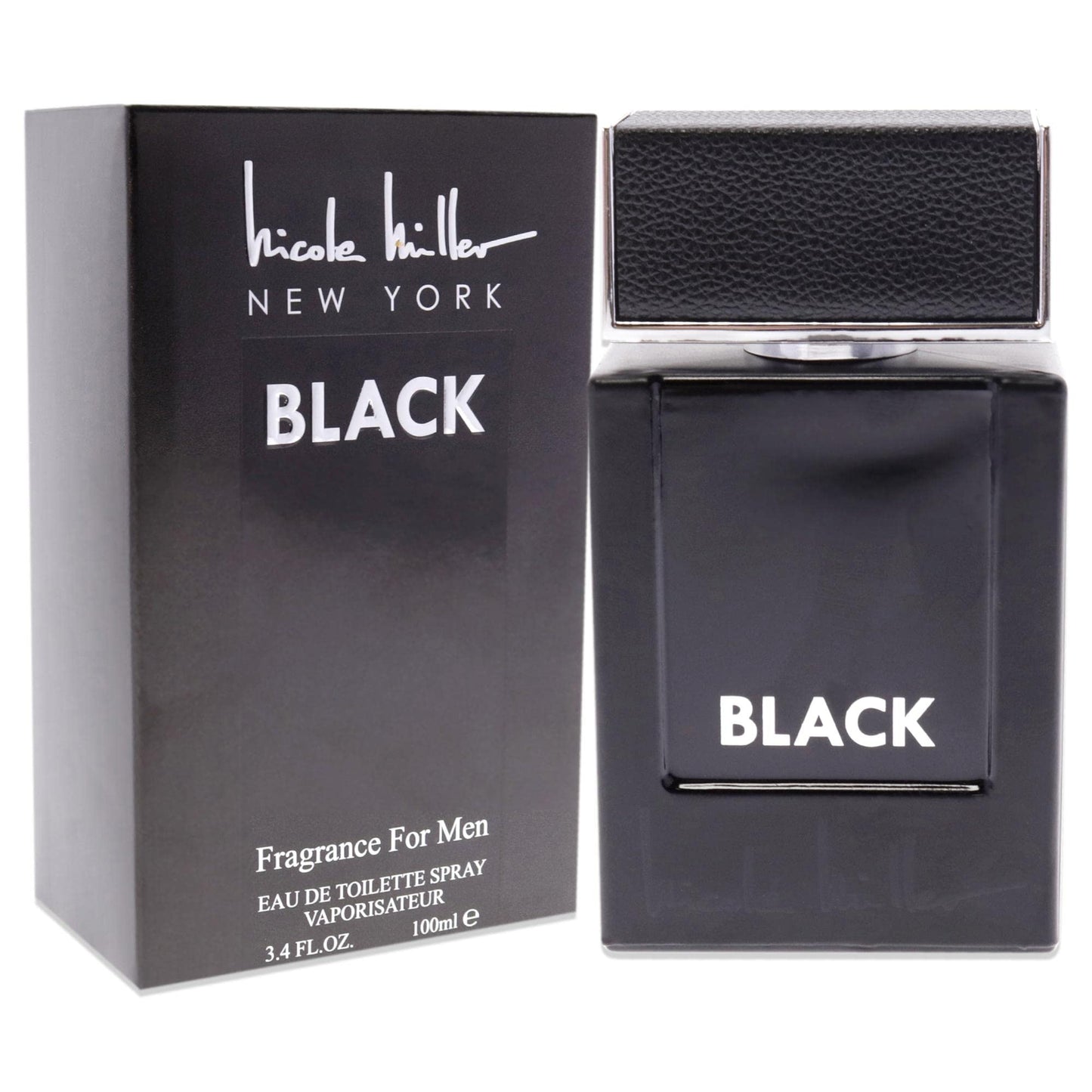 Nicole Miller Black Mens Eau De Toilette Spray 3.4 Oz