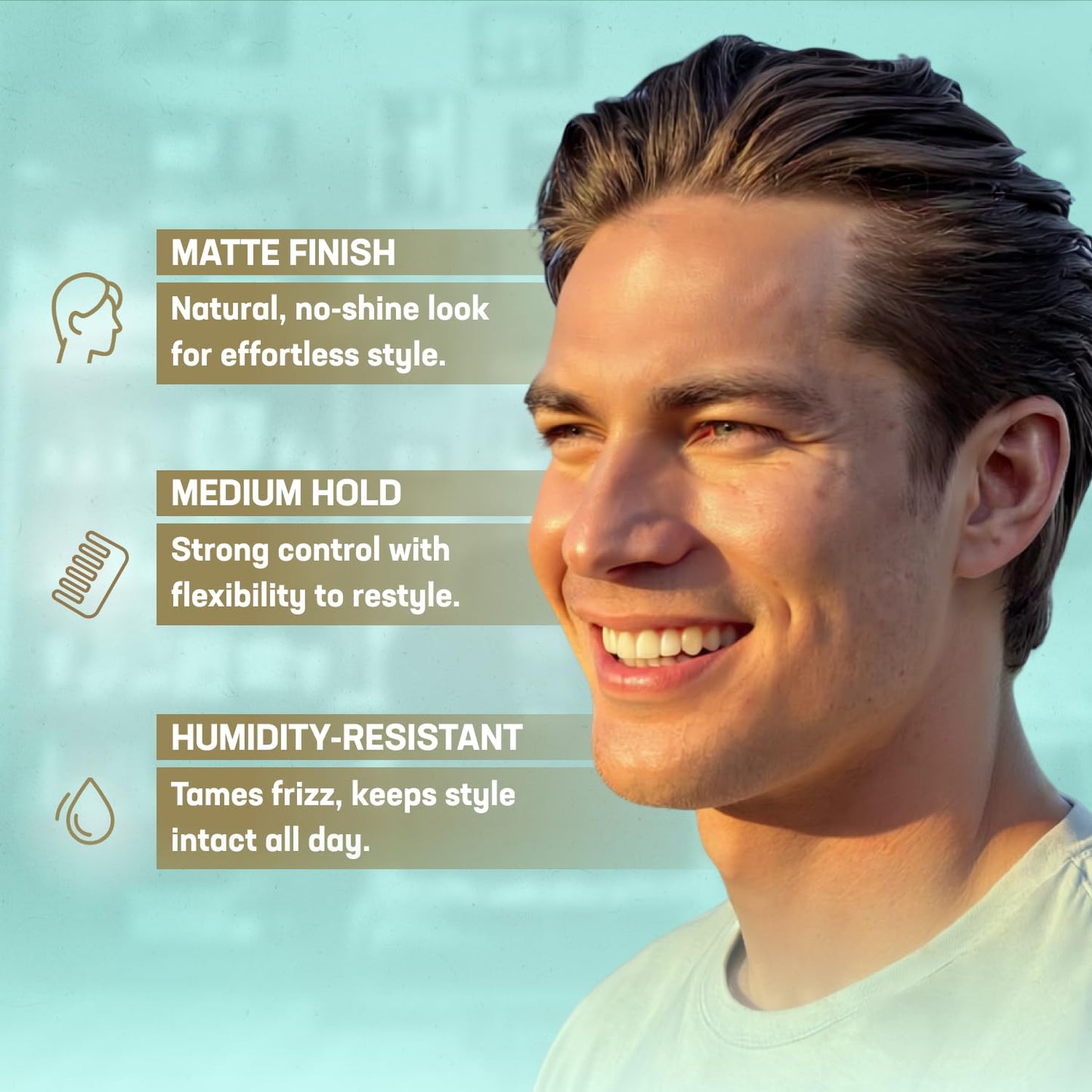 Uplift Provisions Company Styling Compound - Hair Clay Pomade with a Natural, Matte Finish and Medium Hold - Versatile Styling Clay for Men or Women 3