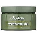 SheaMoisture Men Waves Pomade Argan Oil and Shea Butter - Hair Care Styling Product for Frizz Control and Waves - Men's styling hair wax 4 oz (1)