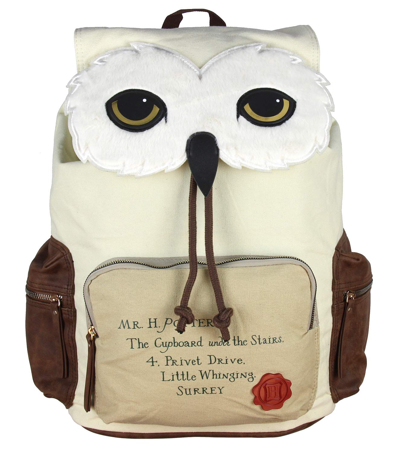 Bioworld Harry Potter Backpack Hedwig Owl Hogwarts Letter Laptop Rucksack