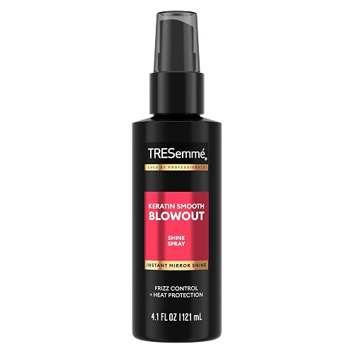 TRESemmé Silky Shine Spray Keratin Smooth for Heat Activated Sleek & Shine, Weightless, 4.1 Fl Oz