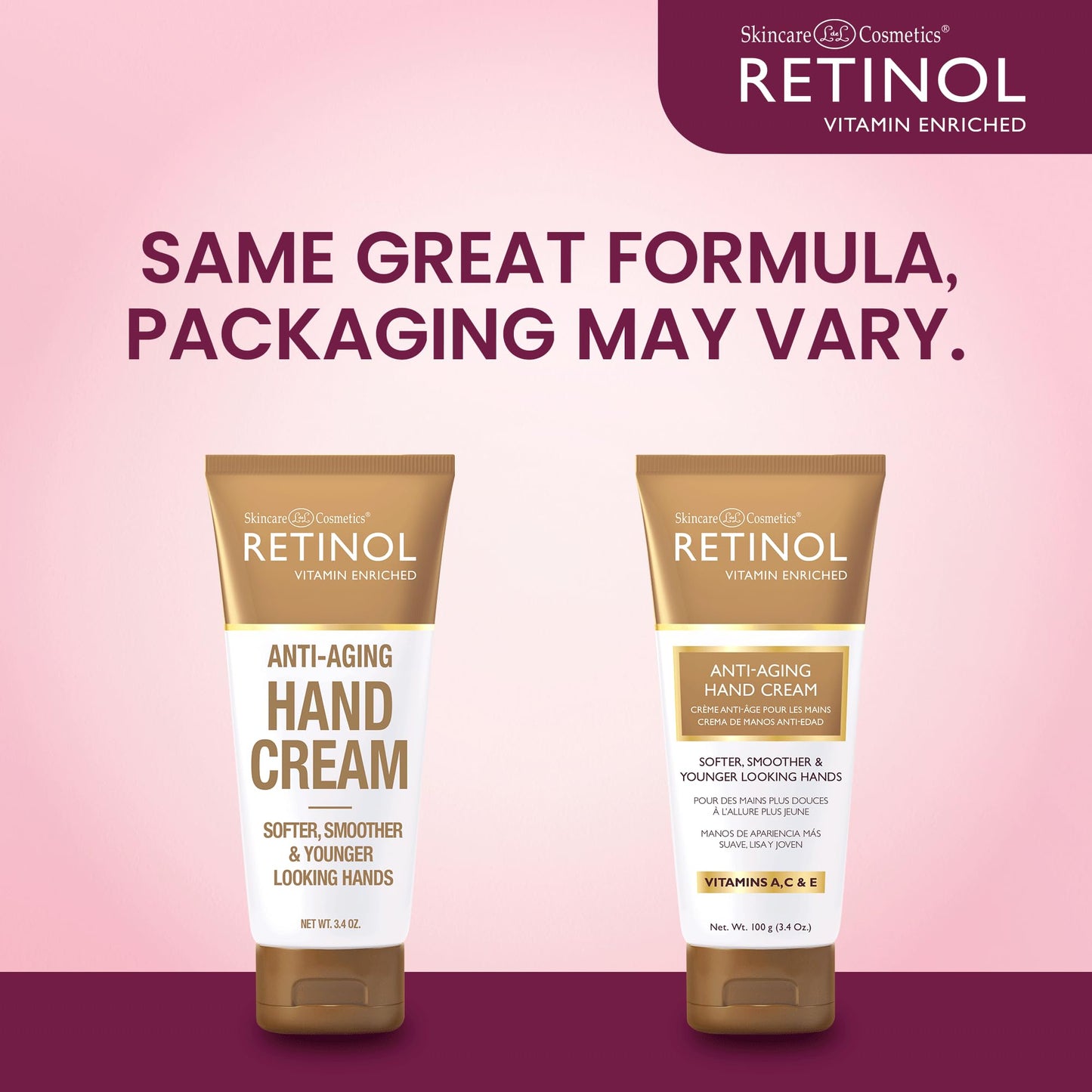 Retinol LIVAURA Anti-Aging Hand Cream - The Original Brand For Younger Looking Hands -Rich, Hand Cream Conditions & Protects Skin, Nails & Cuticles