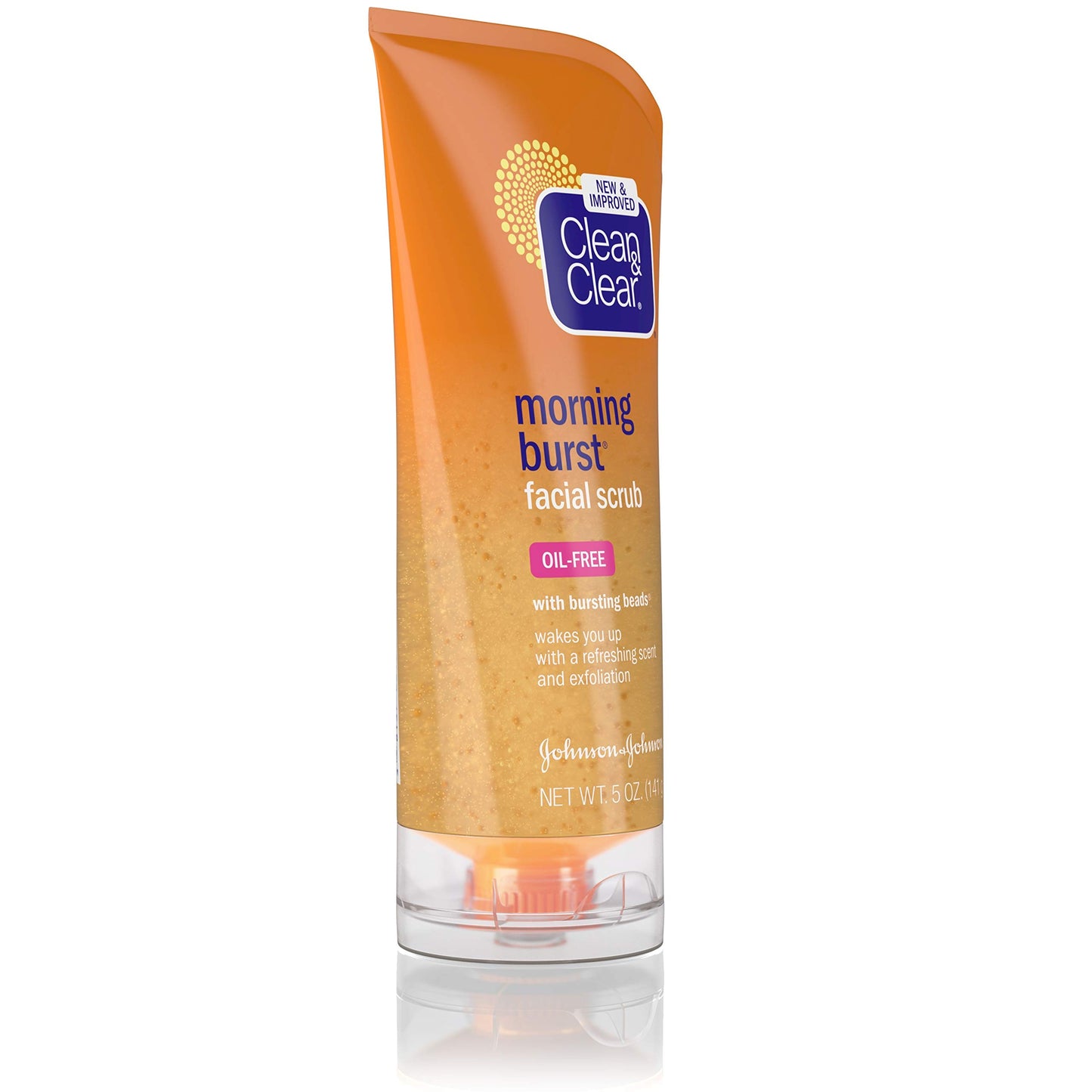 Clean & Clear Morning Burst Oil-Free Exfoliating Facial Scrub For All Skin Types, Vitamin-Enriched Daily Face Scrub to Cleanse & Exfoliate Dull Skin