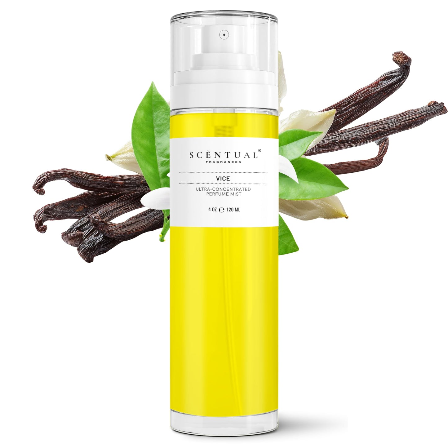 Scentual Fragrances, Vice Ultra-Concentrated Hair & Body Perfume Mist, Long Lasting Women's Fragrance, Gourmand Perfumes for Women, Vegan and Cruelty