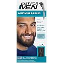 JUST FOR MEN Color Gel Mustache & Beard, M-50 Darkest Brown 1 ea (Pack of 5)