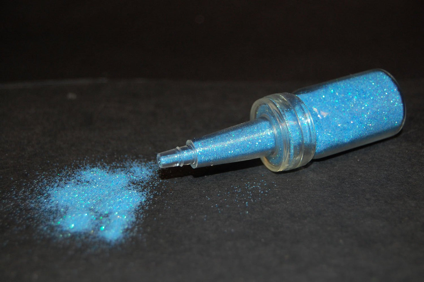 UV Blacklight Reactive Cosmetic Face & Body Glitter Powder (10 Gram Jars) (UV Neon Blue)