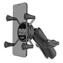 RAM Mounts RAP-HOL-UN7B-201U X-Grip Phone Holder with Composite Double Socket Arm(Medium) Compatible with RAM B Size 1" Ball Components
