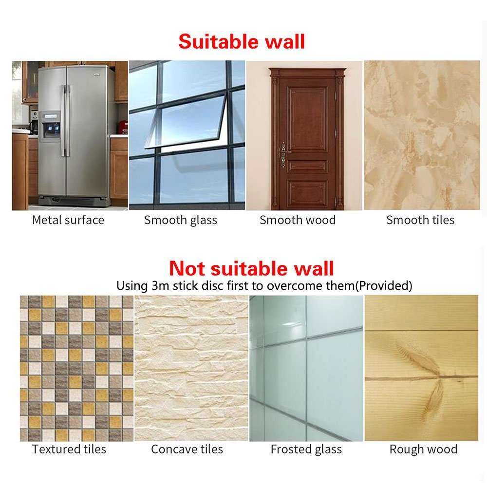 BOPai Suction Shower Head Holder, Relocatable Handheld Showerhead Holder, Chrome, Suitable for Installation On Smooth Surfaces