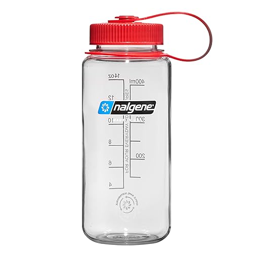 Nalgene Sustain Tritan BPA-Free Water Bottle Made with Material Derived from 50% Plastic Waste (Using ISCC Certified Mass Balance), 16 OZ, Wide