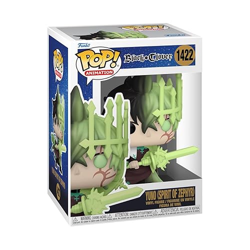 Funko POP! Animation: Black Clover - Yuno - (Spirit of Zephyr) - Collectable Vinyl Figure - Gift Idea - Official Merchandise - for Kids & Adults…