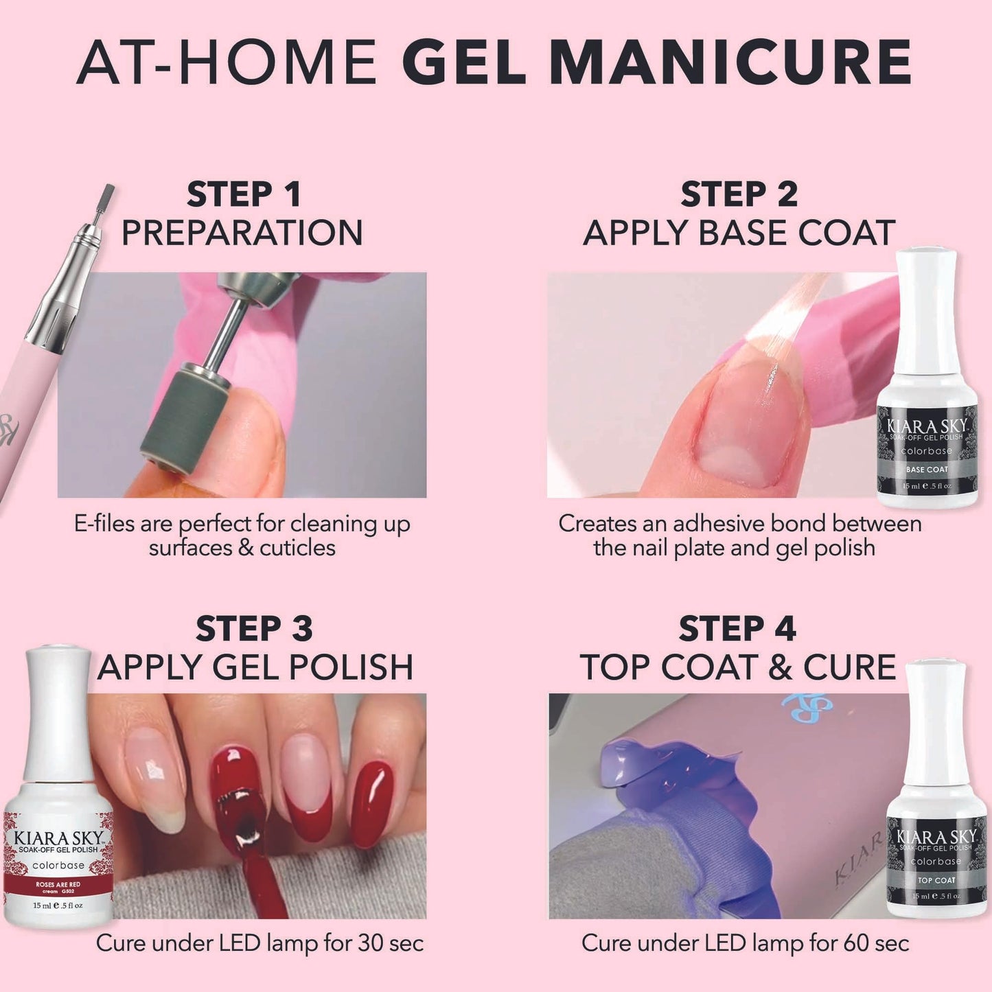 Kiara Sky Soak Off LED UV Gel Polish - Bare With Me - Nude Beige Sand Cover Color G403