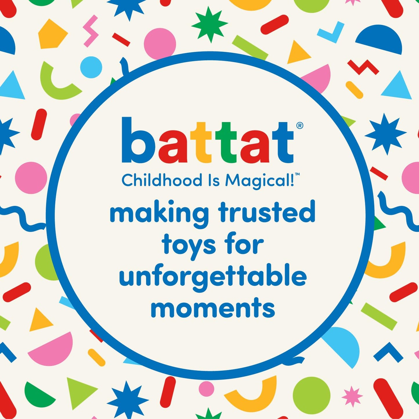 Battat – Farm Toys For Toddlers, Kids – Lights & Sounds Toy Tractor – 7 Pieces Pretend Play Set – Tractor, Trailer, Animals – 18+ Months