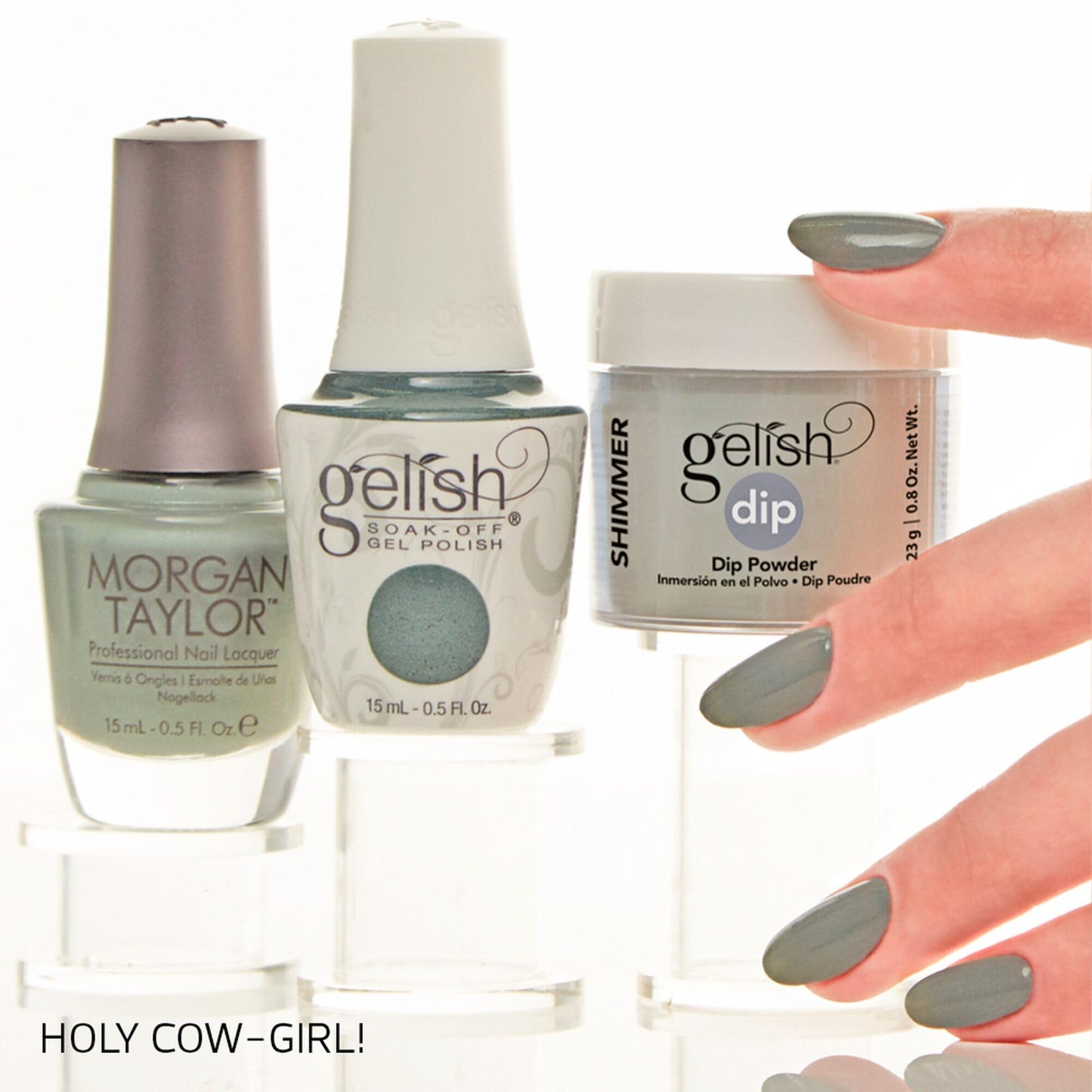 Gelish TPO-Free Soak-Off Gel Nail Polish: Holy Cow-girl!, 15mL Beauty & Personal Care Gelish