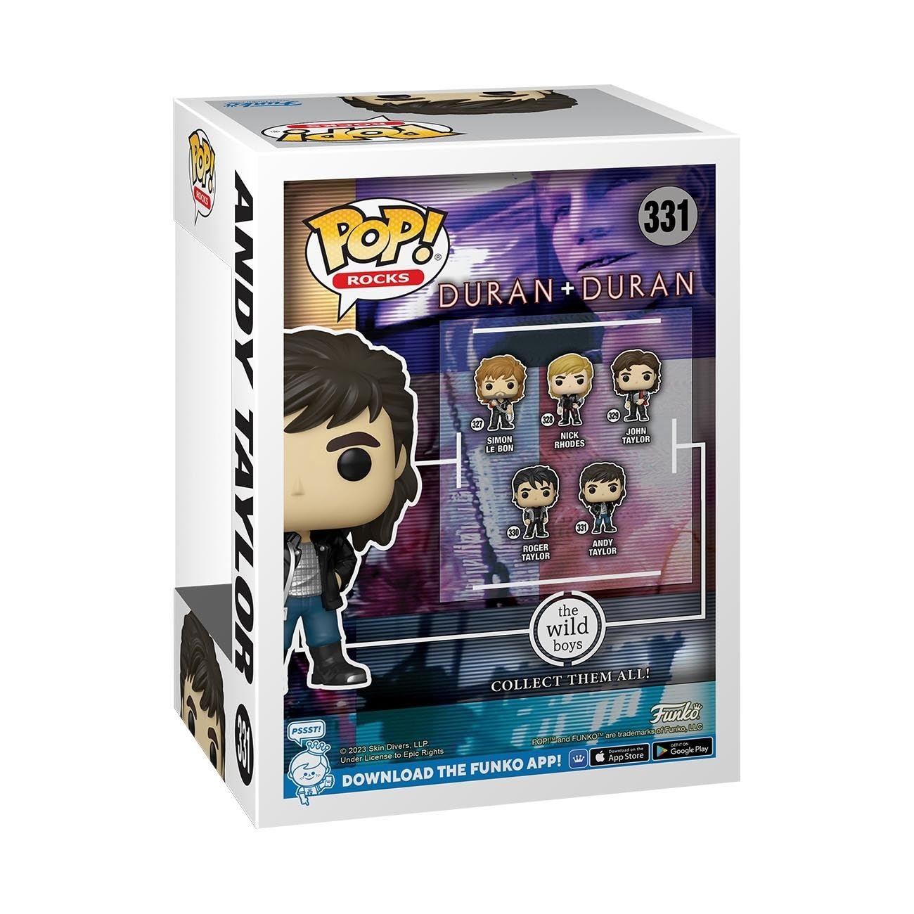 Funko POP! Rocks: Duran Duran - Wild Boys Andy Taylor - Collectable Vinyl Figure - Gift Idea - Official Merchandise - for Kids & Adults - Music Fans…