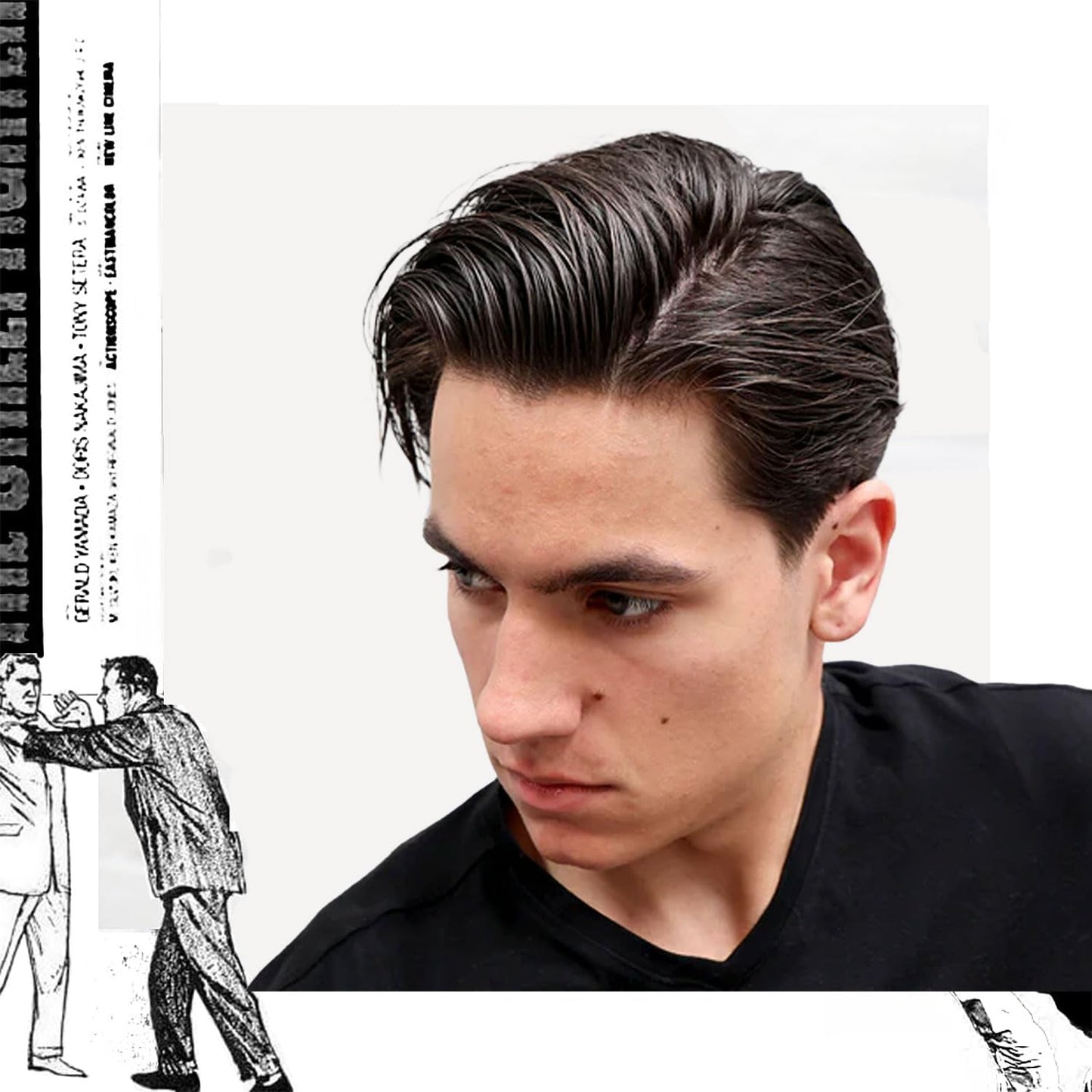 UPPERCUT DELUXE Barbers Collection Deluxe Pomade, 10.5 oz / 300g - Strong Hold, High Shine Hair Pomade - Water-Based, Easy Washout - Classic Barber