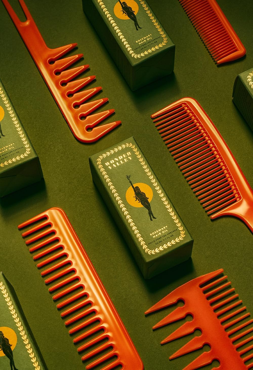 WONDER VALLEY - Rosemary Hair Oil | Vegan, Cruelty-Free, Sulfate-Free | Boosts Shine, Tames Frizz, and Strengthens Hair (1 fl oz | 30 ml)