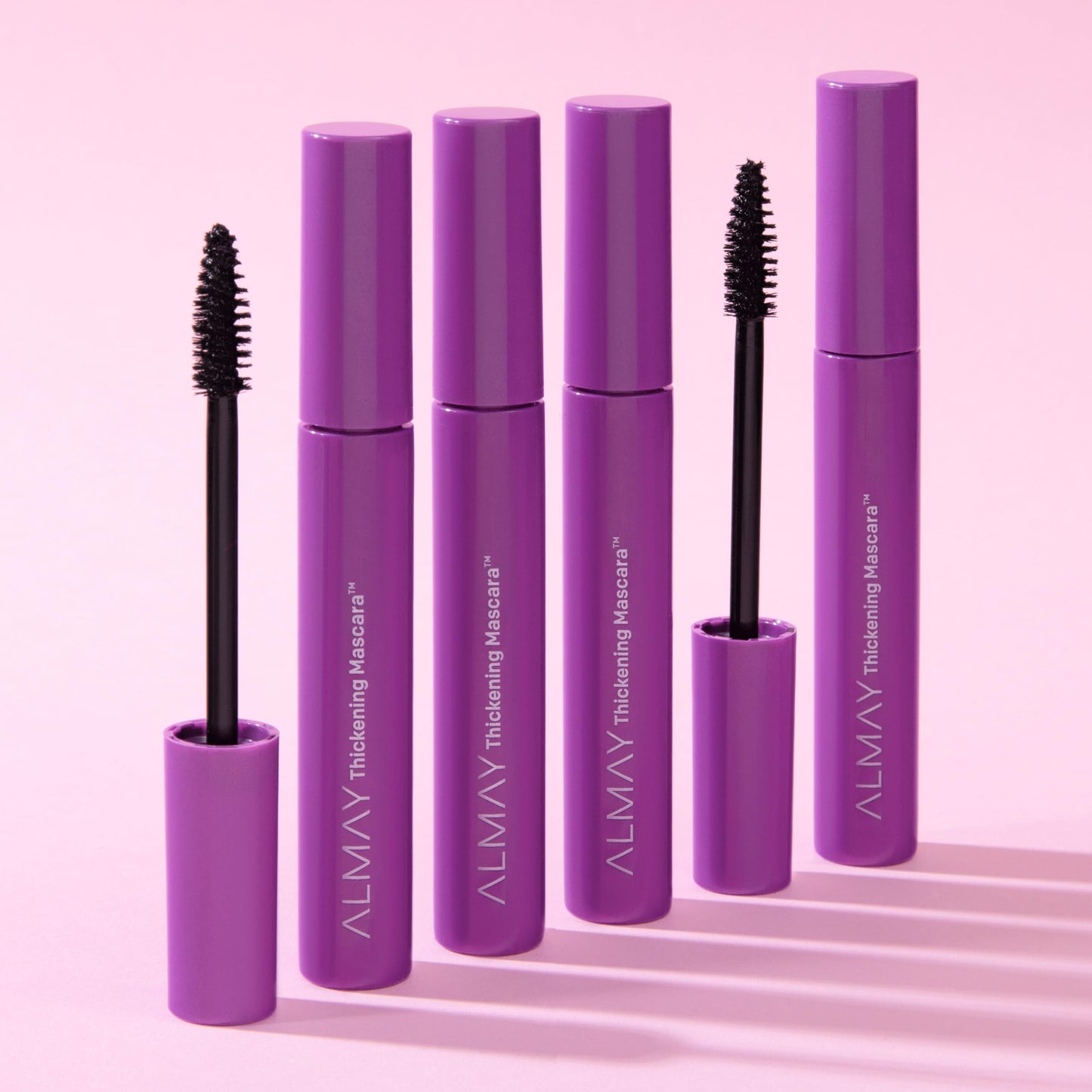 Almay Mascara, Thickening, Volume & Length Eye Makeup with Aloe and Vitamin B5, Hypoallergenic-Fragrance Free, Ophthalmologist Tested, 401 Blackest