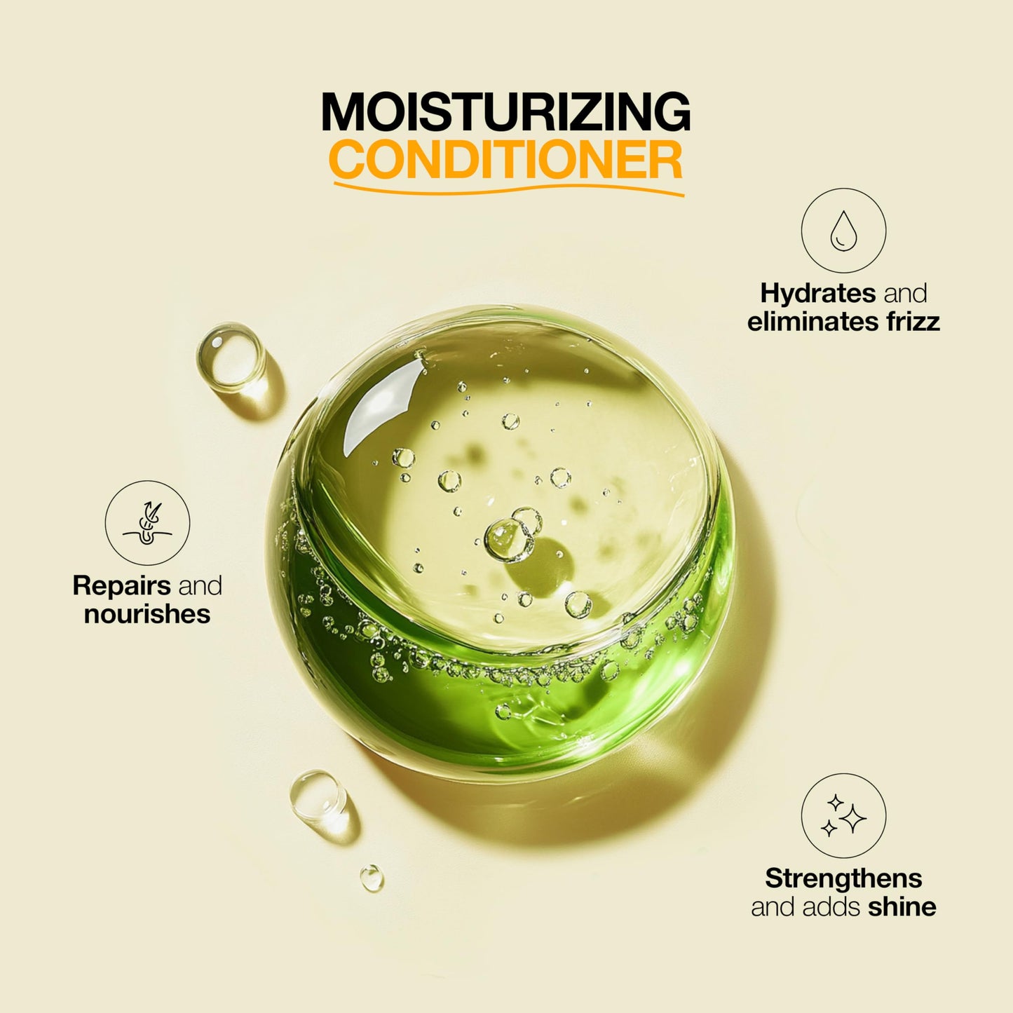 GK HAIR Moisturizing Conditioner Colored Hair Treated for Dry Damaged Repair Curls Intense Hydration Strengthening Frizz Control Keratin Treatment