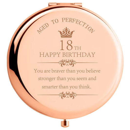 18th Birthday Gift for Girls – “You Are Braver Than You Believe, Stronger Than You Seem” Inspirational Gift for Daughter, Sister, or Niece