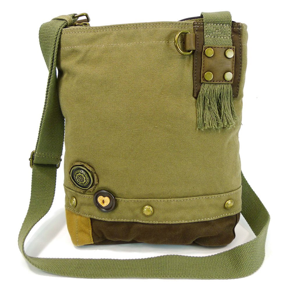 CHALA Patch Cross-Body Women Handbag Olive (Snowman)
