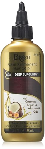 Bigen Semi-Permanent Haircolor #Bg2 Deep Burgundy 3 Ounce (88ml) (3 Pack)
