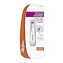 Sally Hansen Beauty Tools Treat Your Toes Control-Grip Toenail Clipper with Catcher | Wide Blade for Thick Nails | Stainless Steel Professional Toe