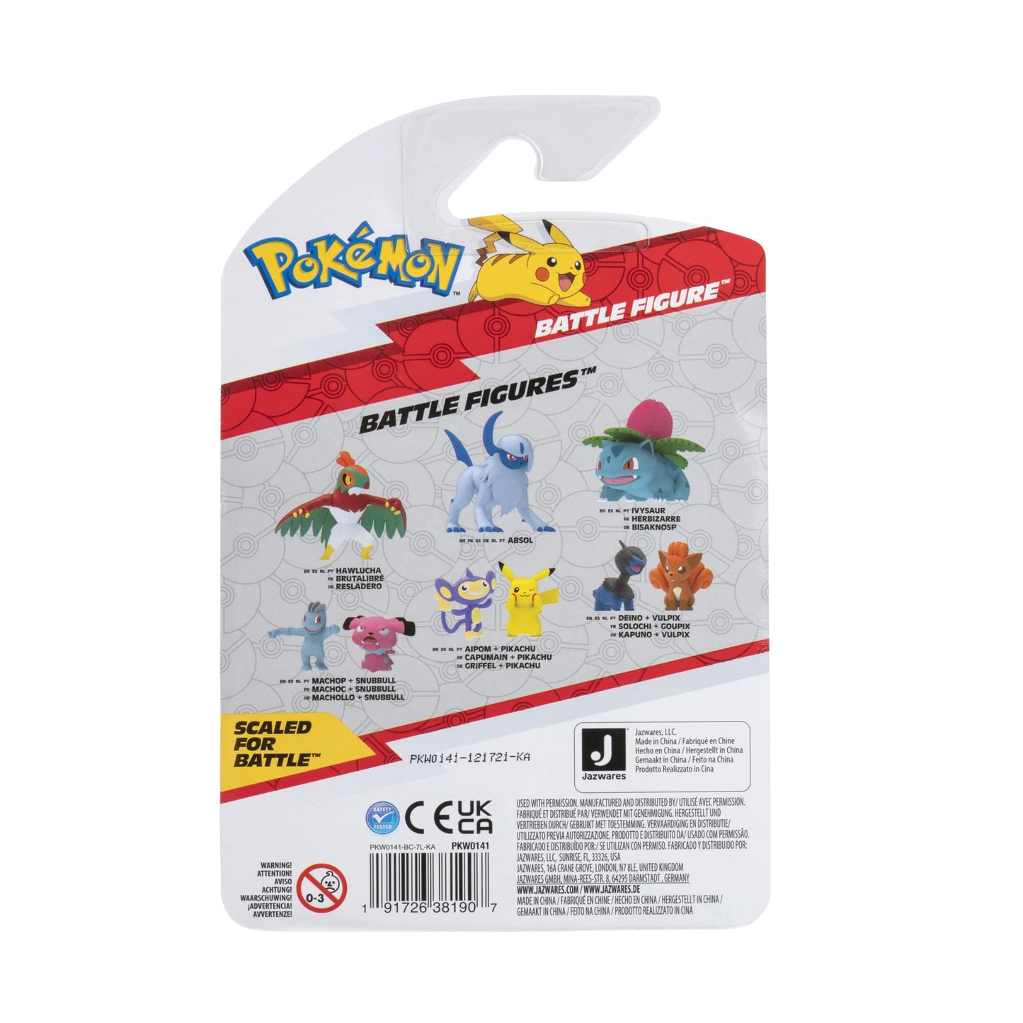 Pokemon Figure Toy 8 cm, Absol Battle Figure - New Wave 2022 - Officially Licensed Toy