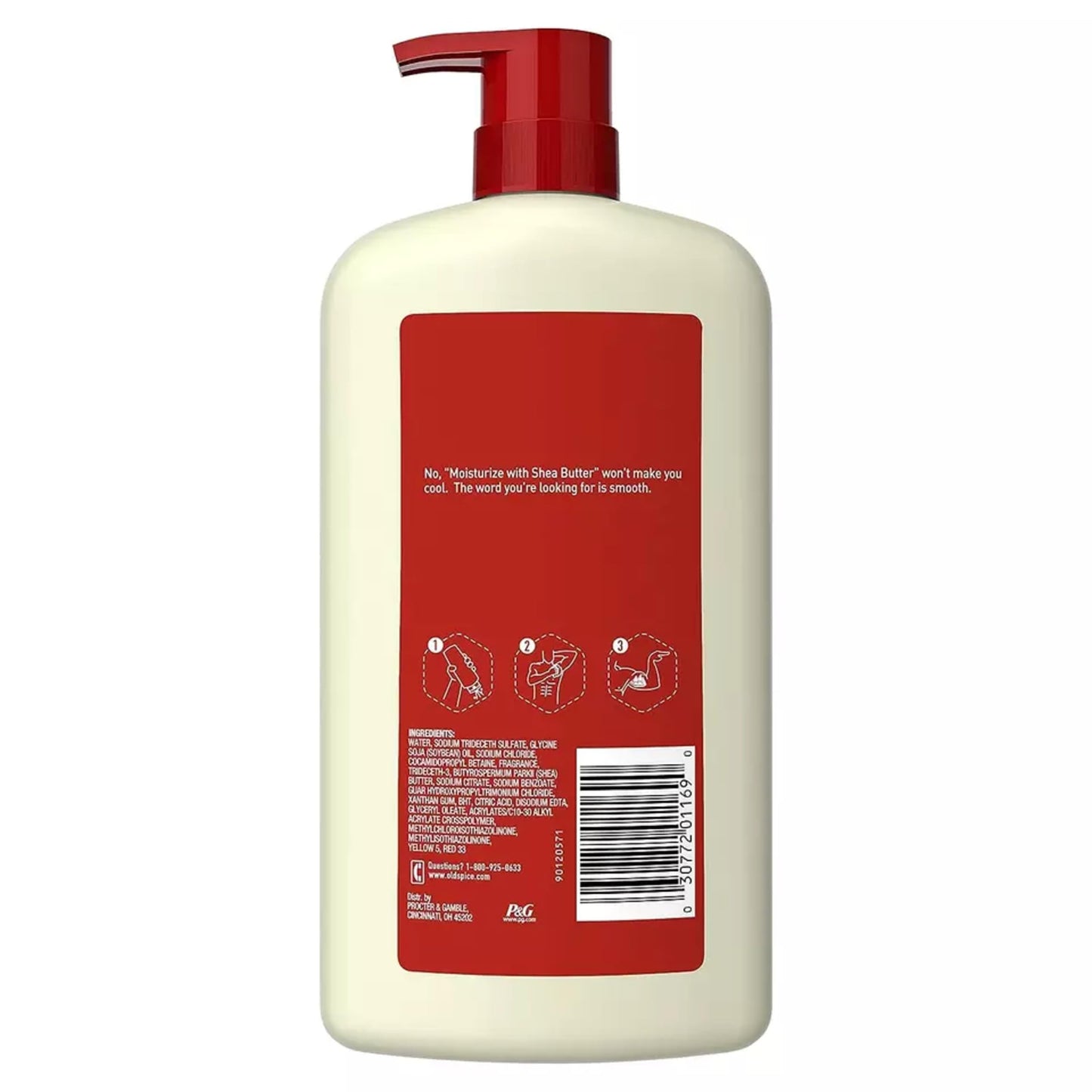 Old Spice Men's Body Wash Moisturize with Shea Butter, 30 Oz