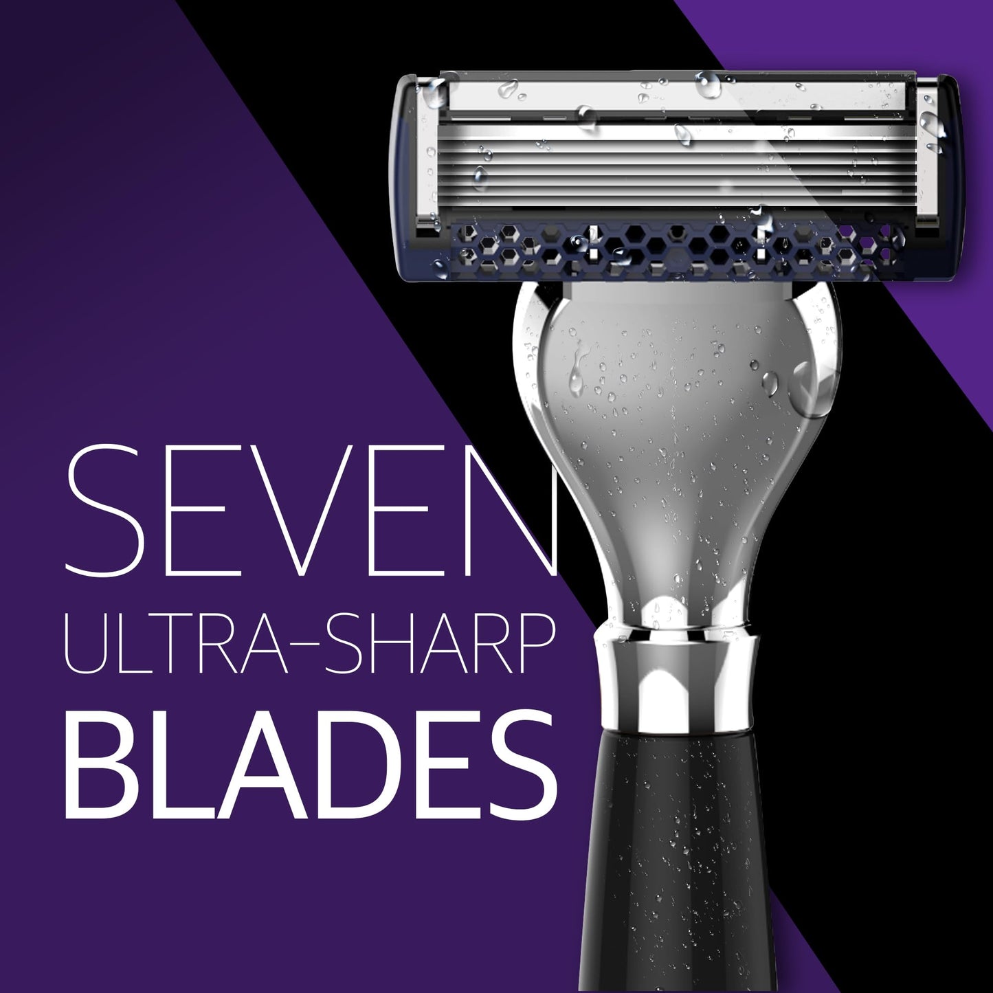 DORCO Pace Classic - Seven Blade Razor System with Pivoting Head and Premium Handle- 12 Pack Refill (No Handle) Beauty and Personal Care DORCO