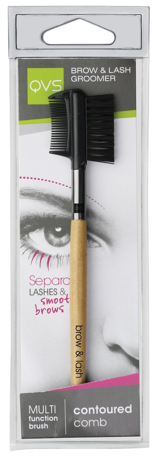 Qvs Eye Brow and Lash Groomer, 0.3 Ounce