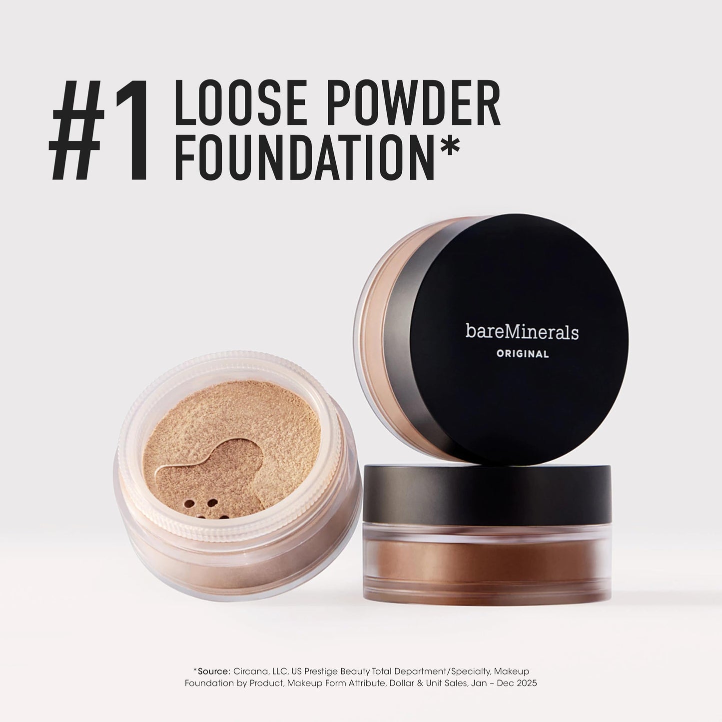Original Loose Powder Foundation SPF 15, Tan 19, Vegan, Cruelty-Free & Dermatologist-Tested
