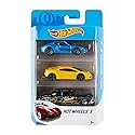 Hot Wheels 3 Car Pack, Multipack of 3 Hot Wheels Vehicles, Instant Starter Set, Collection of 1:64 Scale Toy Sports Cars, Rolling Wheels, For Kids 3…