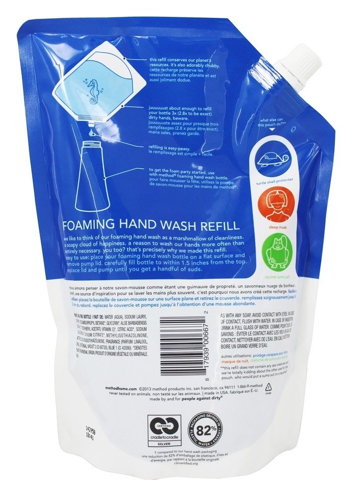 Method Foaming Hand Wash 28 Oz Sea Minerals