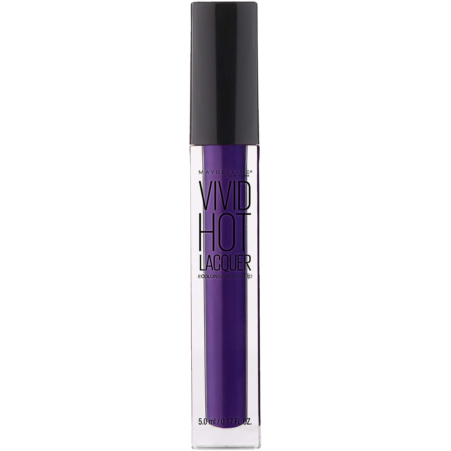 Maybelline New York Color Sensational Vivid Hot Lacquer Lip Gloss, Royal, 0.17 fl. oz.