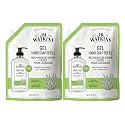 J.R. Watkins Gel Hand Soap Refill Pouch, Scented Liquid Hand Wash for Bathroom or Kitchen, USA Made and Cruelty Free, 34 fl oz, Aloe & Green Tea, 2