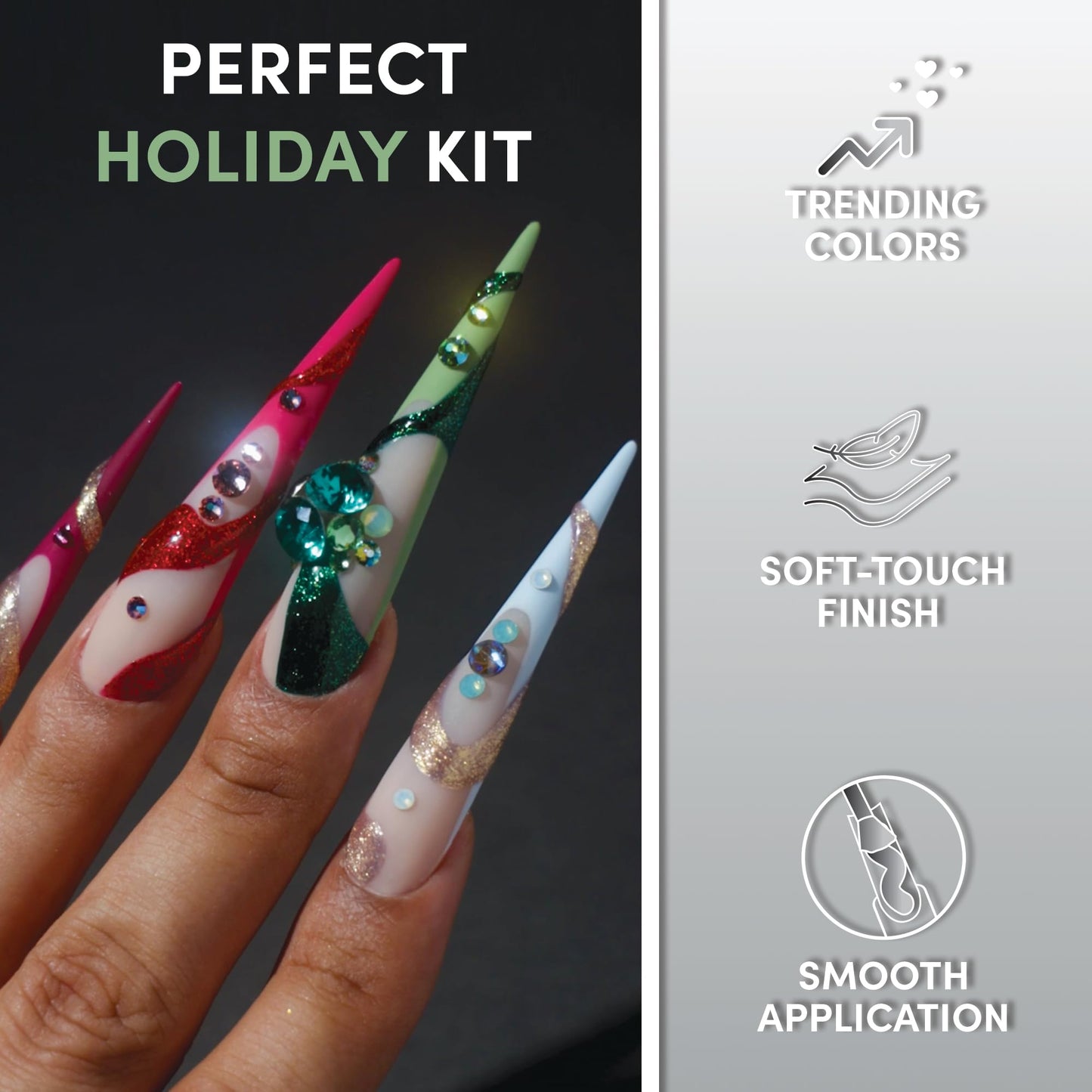 Chaun Legend UV LED Gel Nail Polish 0.5 Ounce Long Lasting, Bubble Free, Quick Dry High Shine - Holiday Collection 2024 Beauty & Personal Care Chaun Legend Professional Nails