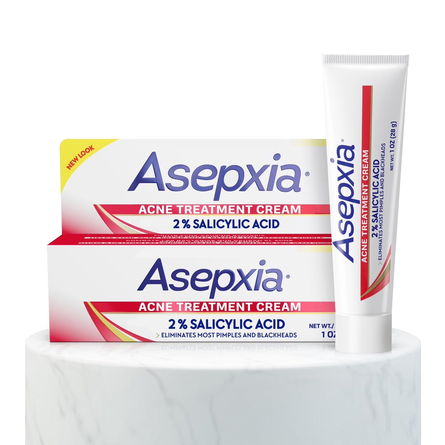 Asepxia 2% Salicylic Acid Acne Spot Treatment Cream | Drying Formula Targets Acne, Clears & Prevents Blemishes, Reduces Redness, Penetrates Pores