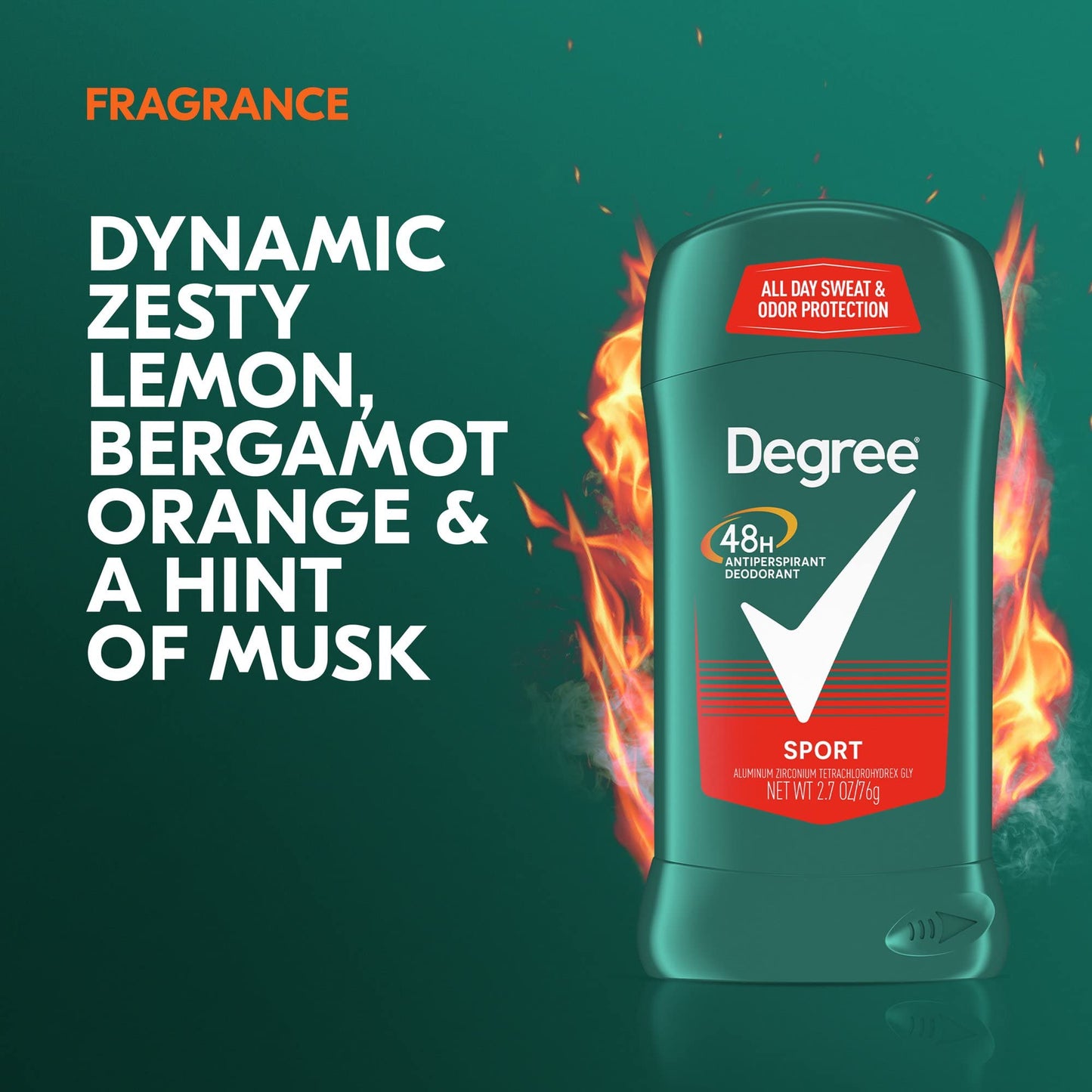 Degree Men Protection Antiperspirant Deodorant, Sport 2.7 oz (Pack of 2) Beauty and Personal Care Degree
