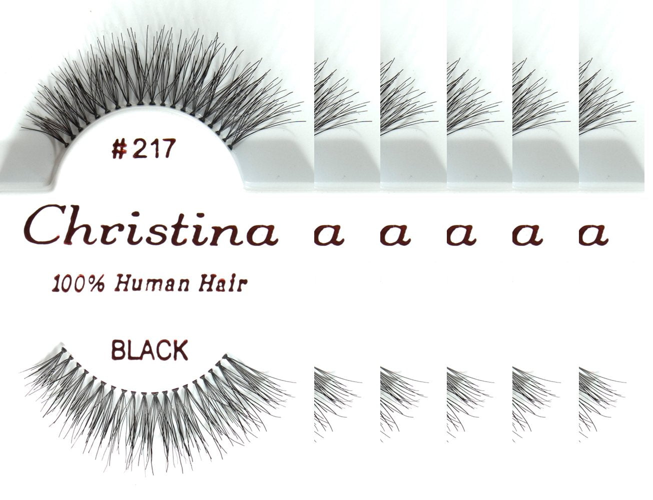6packs Eyelashes - 217 by Christina