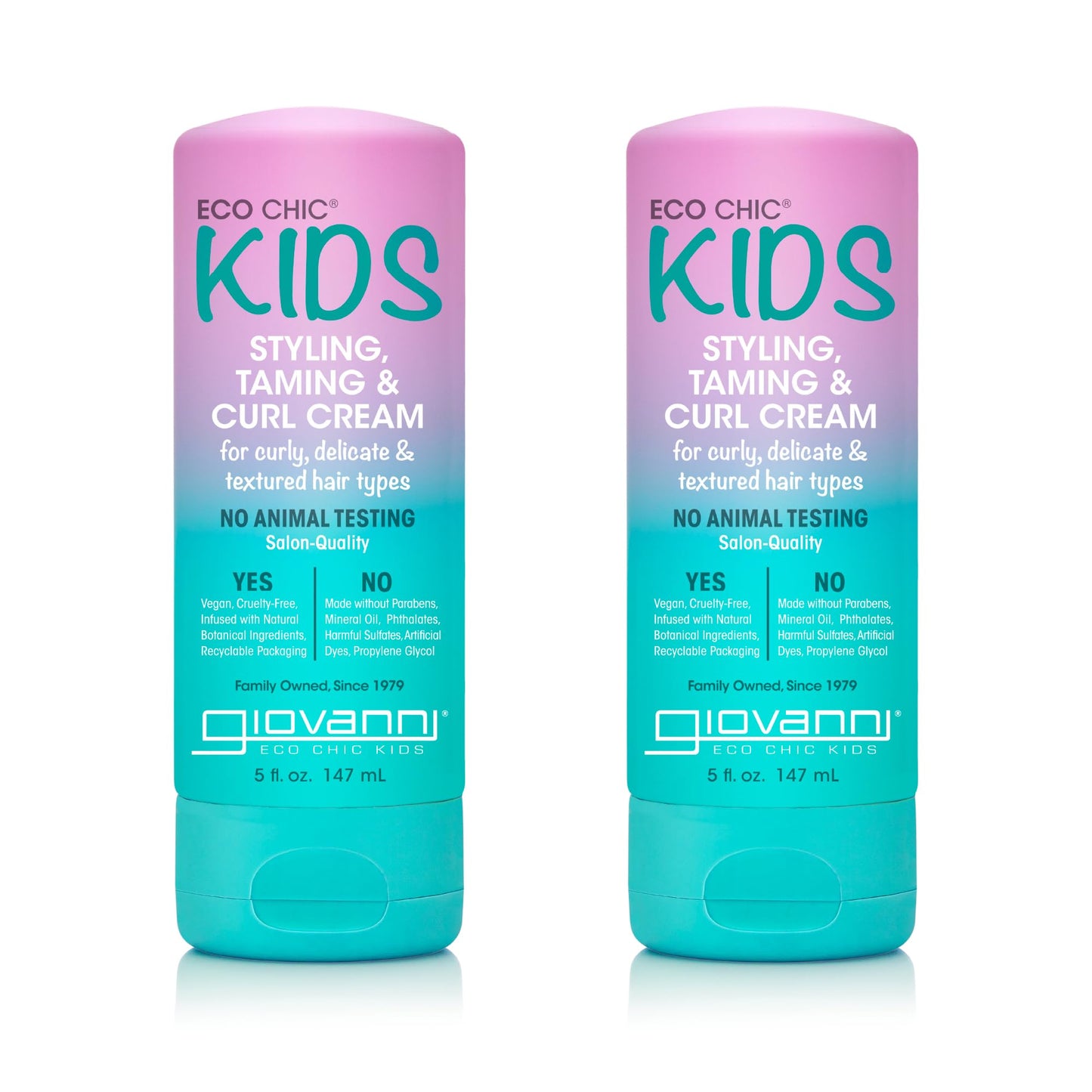Eco Chic KIDs Styling Taming & Curl Cream - Kids Curl Cream, Curly Hair Products, Long-Lasting and Lightweight, for Delicate And Textured Hair Types