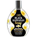 Brown Sugar Double Dark Black Hawaiian Honey Tanning Lotion, Ultra Advanced 500X Black Bronzer with Queen Honeybee Complex & Hawaiian Extracts, 13.5