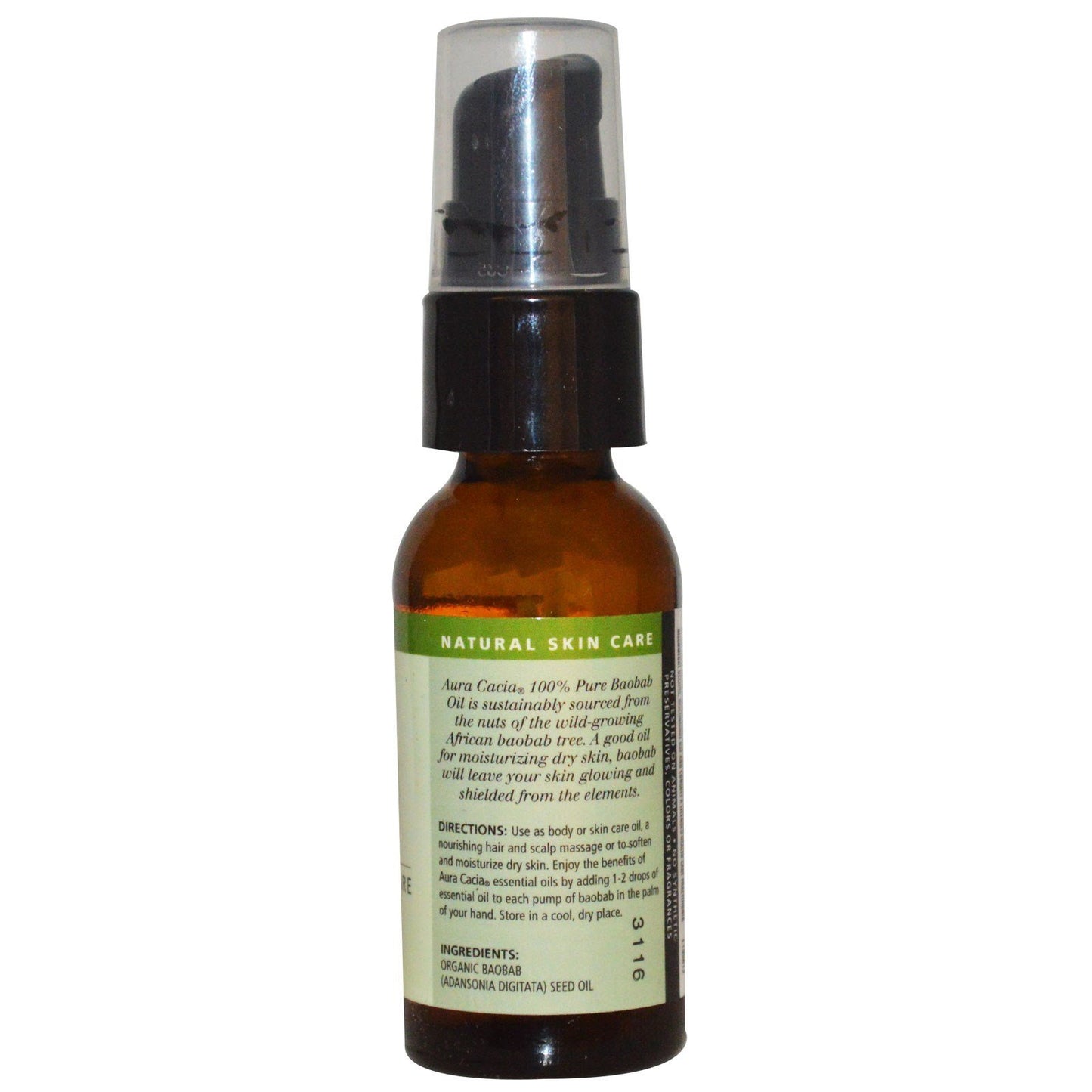 Aura Cacia Organic Skincare Oil, Baobab 1 oz2