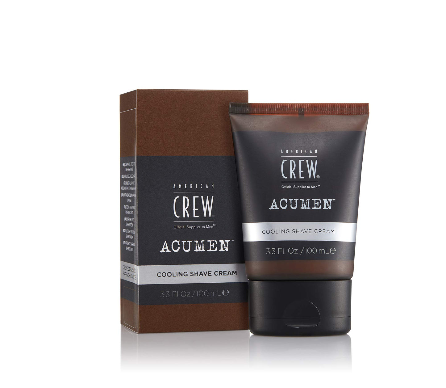American Crew Cooling Shave Cream for Men, Formulated with Bisabolol for Smooth, Fresh Skin, 3.3 Fl Oz