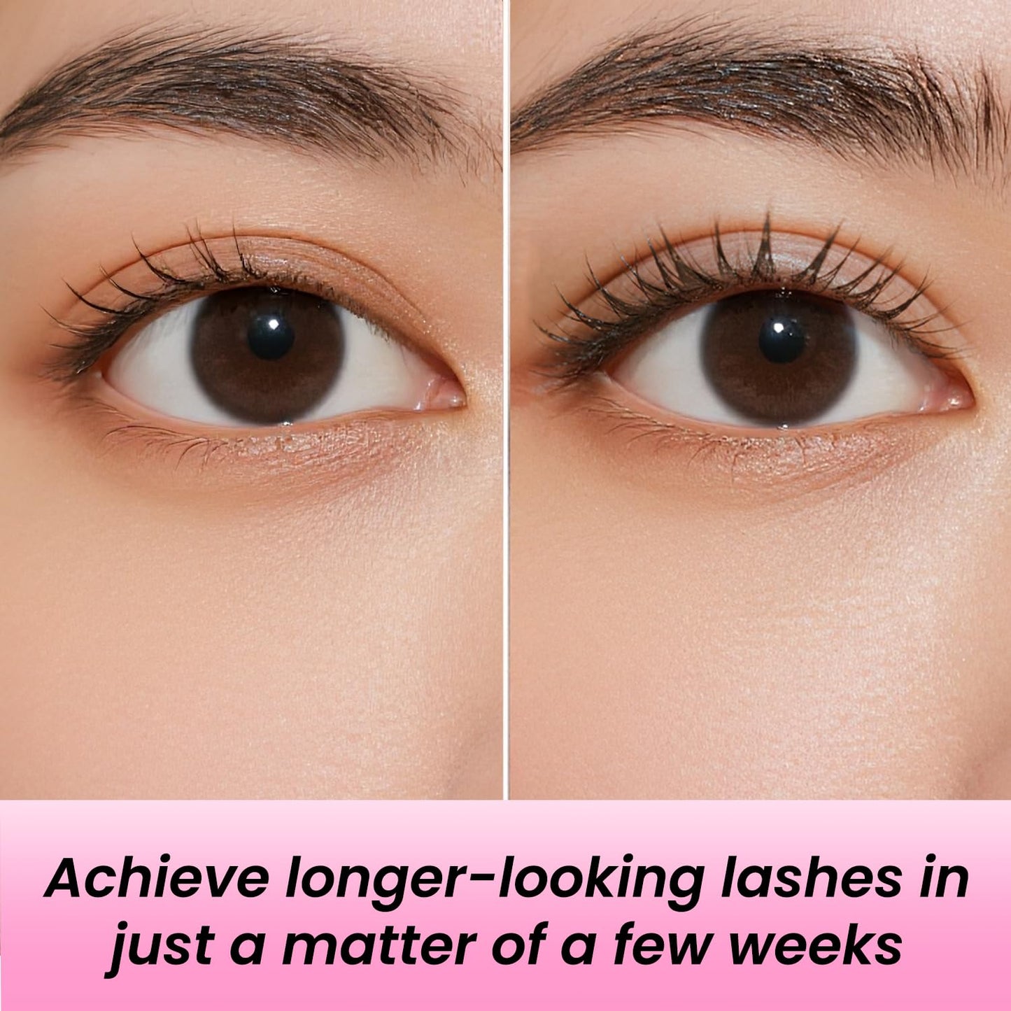 Eyelash Growth Serum Volumizing Lash Serum For Eyelash Growth Longer & Thicker Lash Enhancing serum With Natural Formula Vegan & Gentle (5 mL)